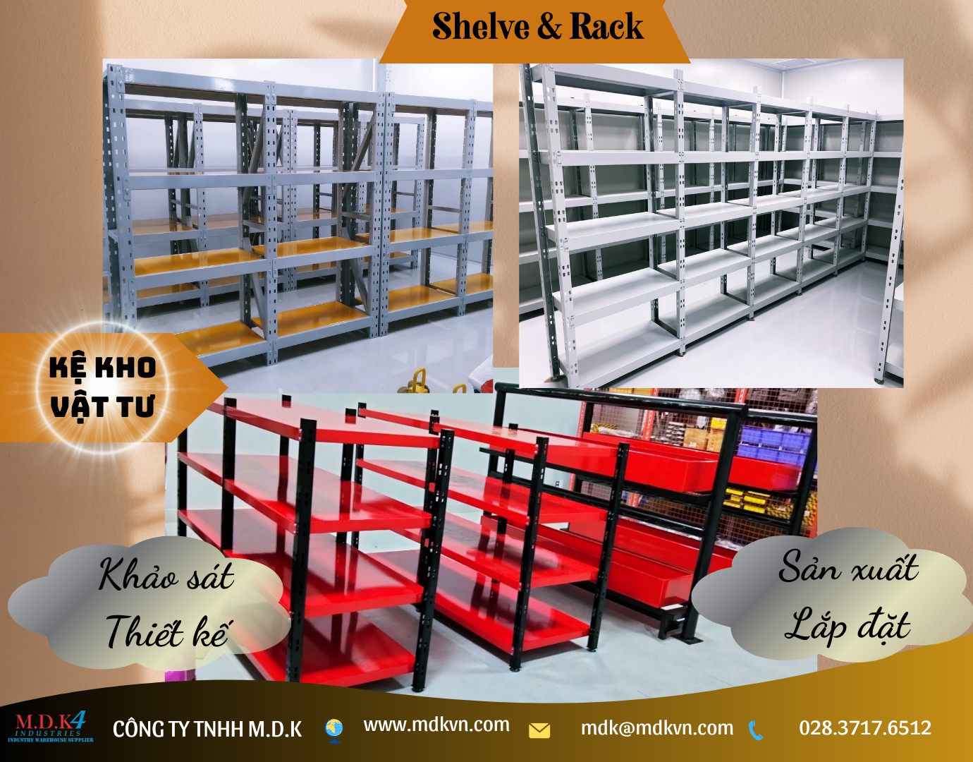 Kệ vật tư / Shelve & rack